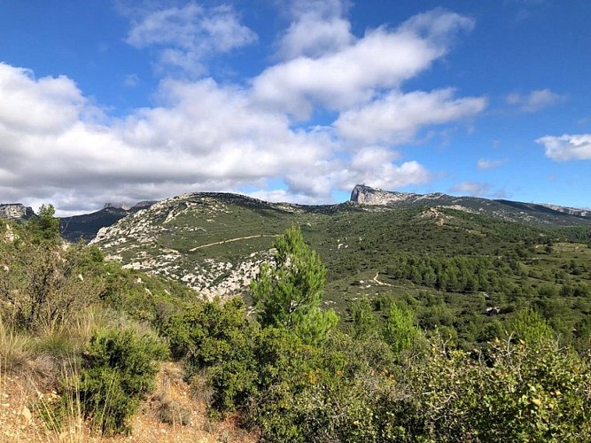 Vue sur le Pic de Bertagne