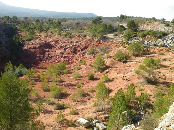 Mine de Bauxite à ciel ouvert