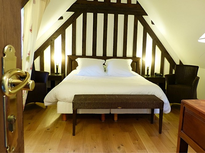 Le pavé d'hôtes - chambre - Beuvron-en-Auge