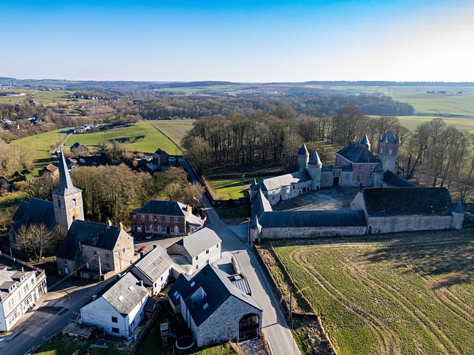 Le château-ferme de Trazegnies