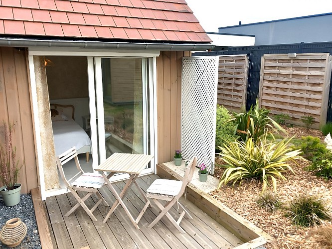 terrasse chambre Deauville