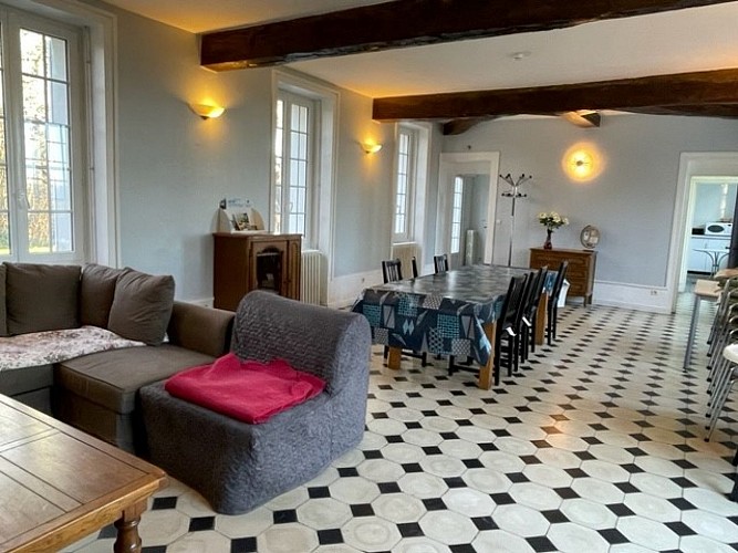 Manoir de la houlette_gîte_Salon_saint pierre du vauvray