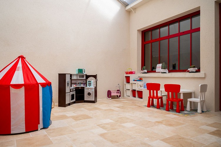 Restaurant Sud Val de Loire - Le Gourmet de Mareuil - Espace jeux pour les enfants