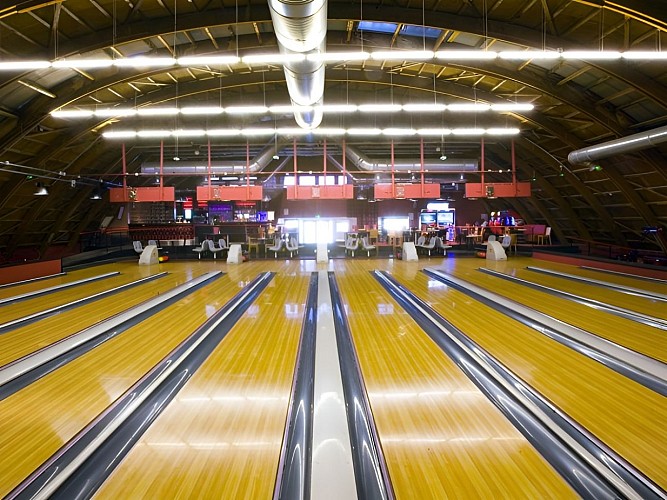 Pistes du bowling de Deauville