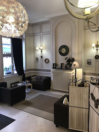 salon, Hôtel Le Lion d'Or, Bernay