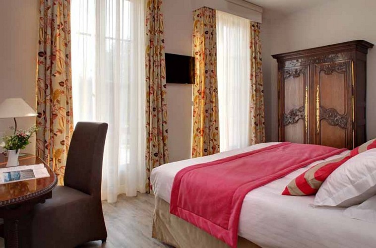 Marcey les Greves-Villa la Madile-chambreBayeux-1