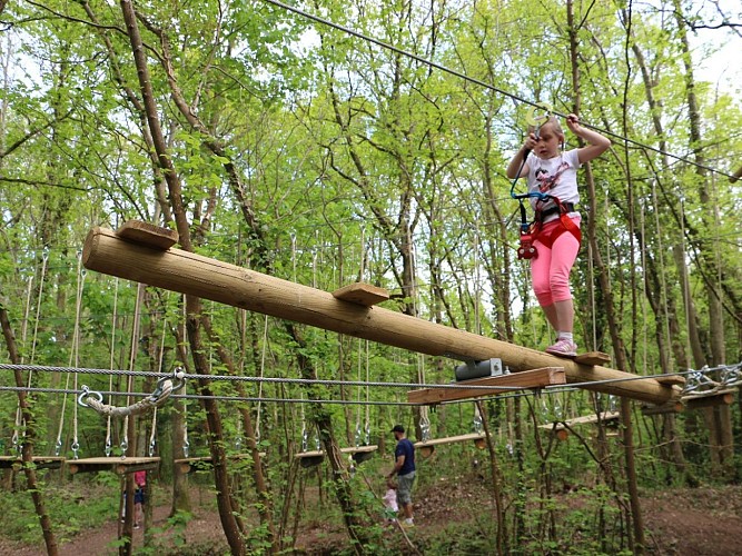 Parcours aventure rondins Caen