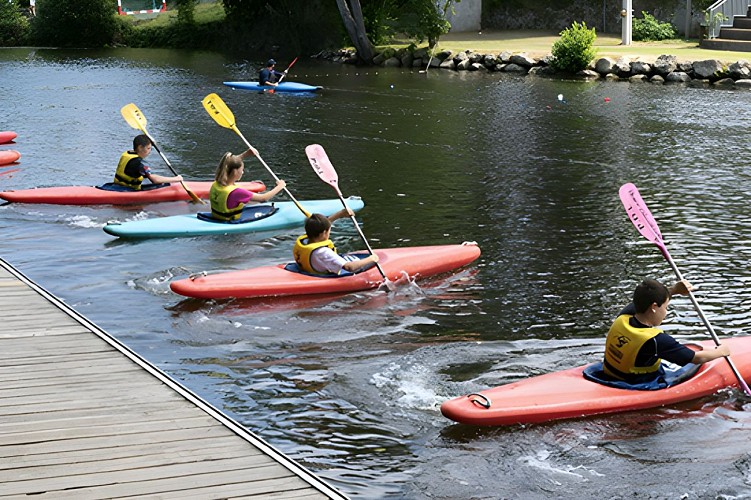 Séance kayak en Suisse Normande