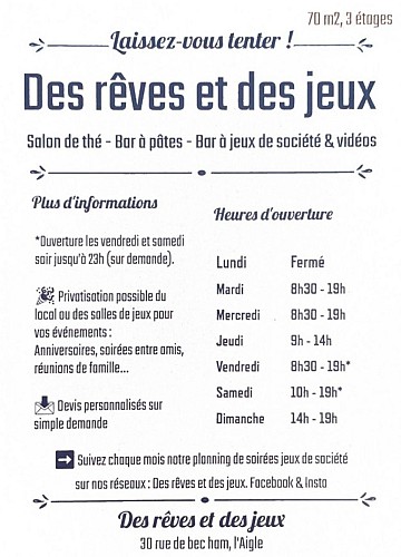 Des rêves et des jeux
