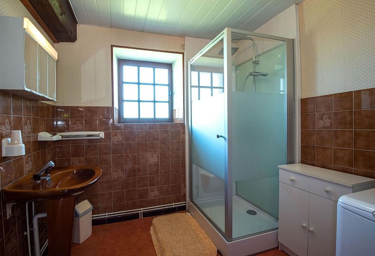 Gîte des Dués - salle d'eau