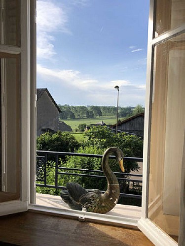 Vue depuis chambre d'hote