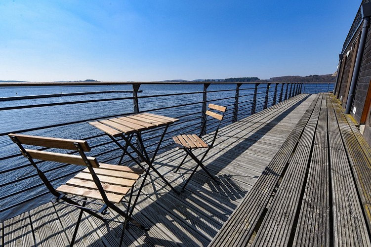 terrasses vue lac