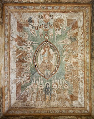 Chapelle haute de Saint-Chef et ses fresques romanes
