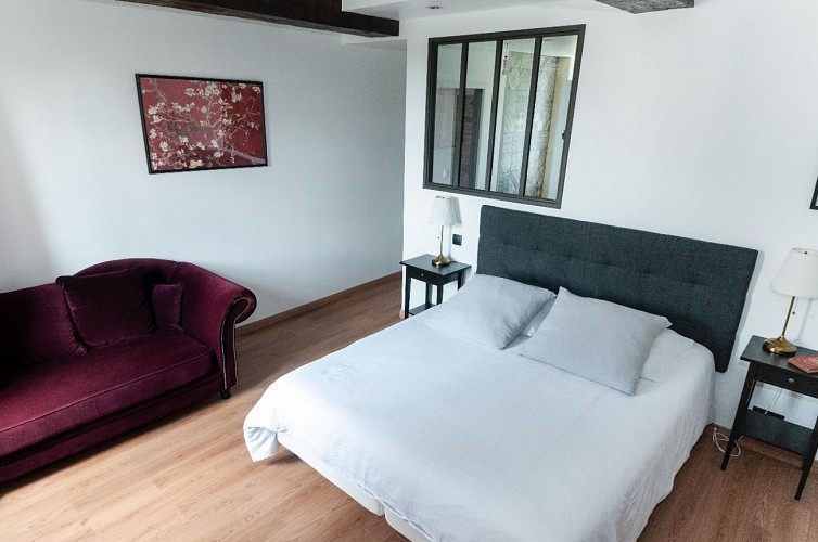 lit double chambre Cosy