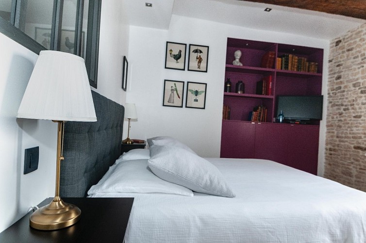 bibliothèque chambre double Cosy