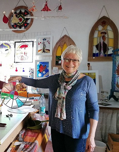 Périgord Inattendu - Création Vitrail - Martine Hubert 1