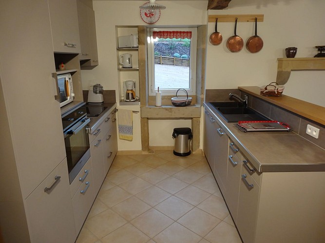 La cuisine aménagée