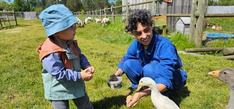 animation pédagogie La Ferme à la Plage Ferme pédagogique Le Porge