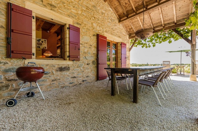 Gite le Bolet terrasse