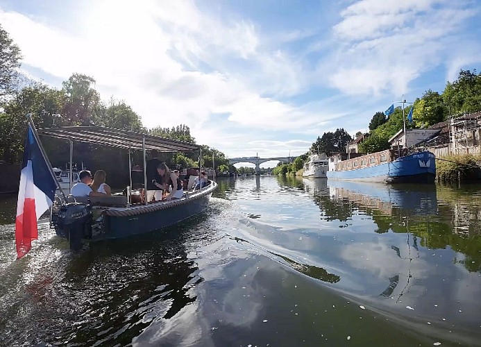 Croisière privée sur la Seine et le Loing