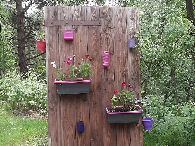Gîte de la forêt coin jardin