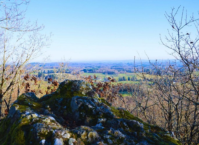 Point de vue - La Pierre Folle - Bussière-Galant