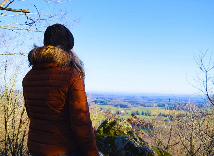 Point de vue - La Pierre Folle - Bussière-Galant