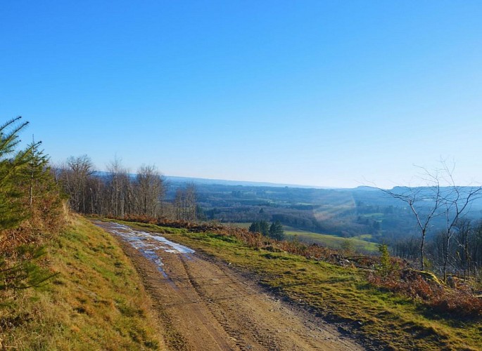 Point de vue - La Pierre Folle - Bussière-Galant
