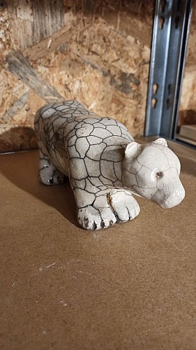 Raku Ours - Atelier Limouraku