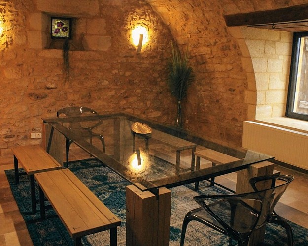 manoir du colombier - séjour