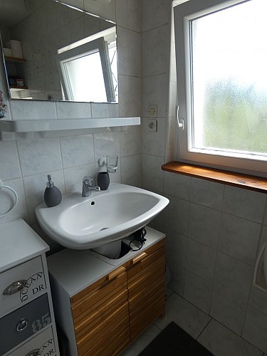 Salle d'eau du Gîte Au Soleil des Landes 20659 à Léon