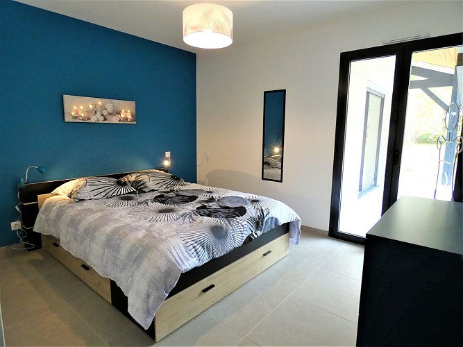 Chambre du gîte Mimosas à Moliets avec Gîtes de France Landes