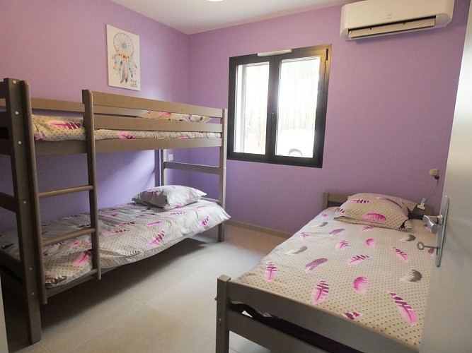 Chambre 3 du gîte Mimosas à Moliets avec Gîtes de France Landes