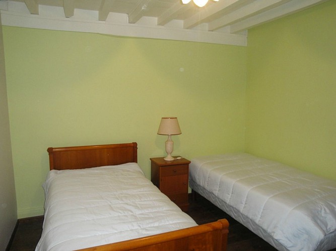 Chambre lits simples