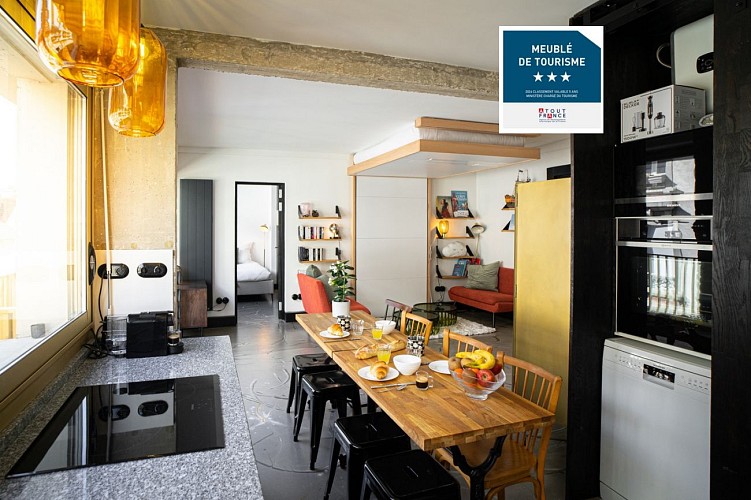 Meublé Herran - Pau - séjour