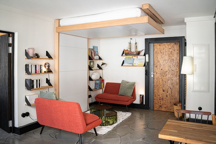 Meublé Herran - Pau - lit d'appoint fermé