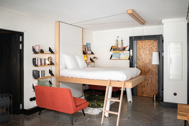 Meublé Herran - Pau - lit d'appoint ouvert