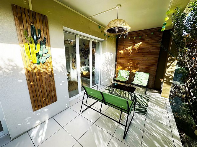 Meublé Pungier - Jurançon - terrasse