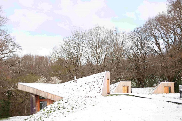 Hébergement insolite - Sous la neige