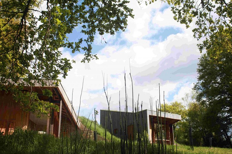 Hébergement insolite - Vu de la mare