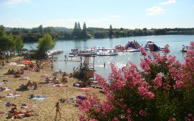 Camping lac de Sames 4