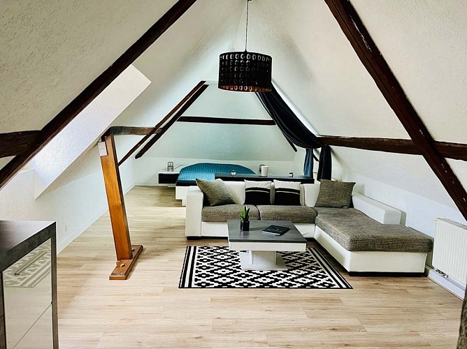 Salon et chambre
