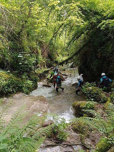 Canyoning dans le Léoncel