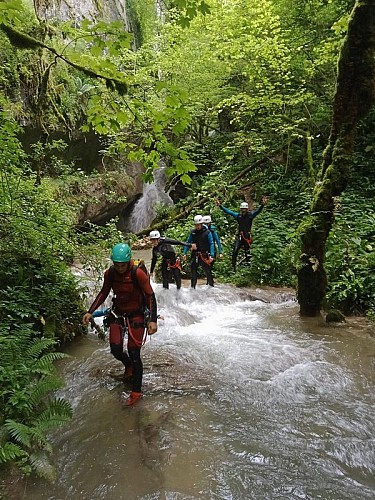 Canyoning dans le Léoncel