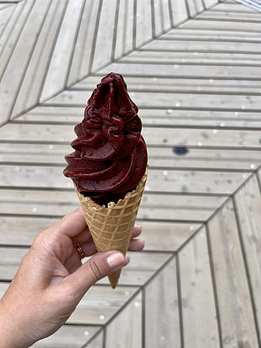 Tornade glacee waffle cone