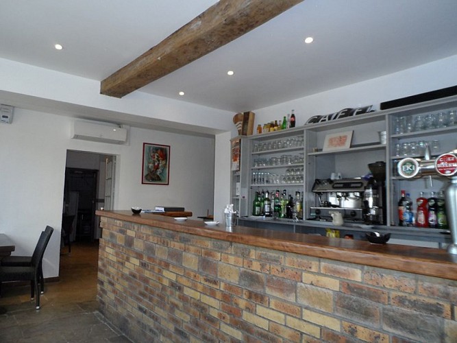 Restaurant Chez Bixente, coin bar