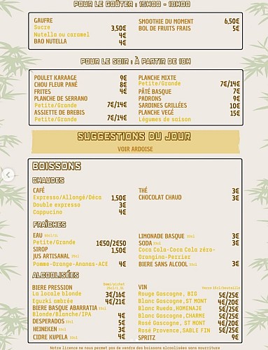 cabane haitza 2 hendaye commerce