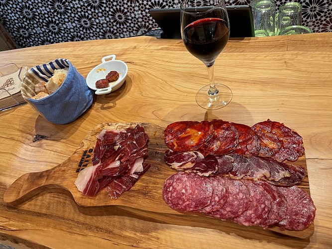 La Solera - Pau - planche de charcuterie