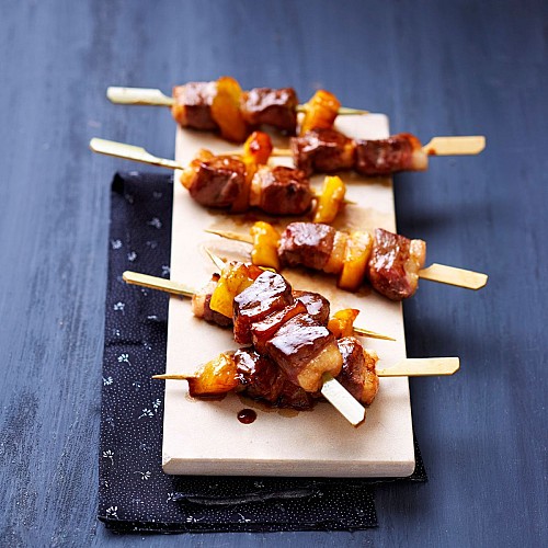 buffet magret brochette