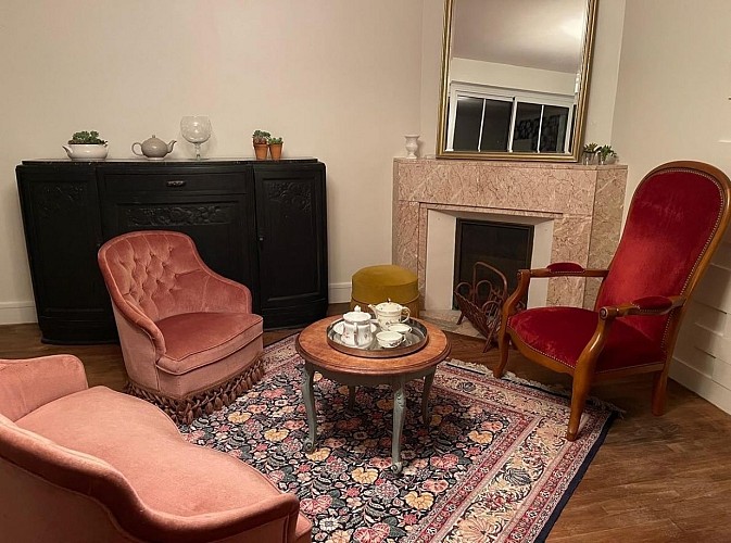 Notre partie salon de thé